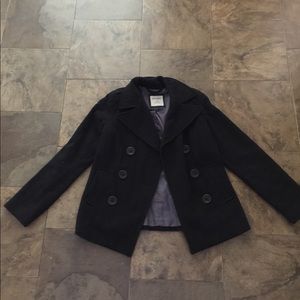 Black Old Navy pea coat